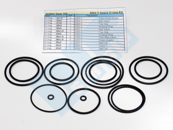 SIDEMOUNT DSV O-ring kit