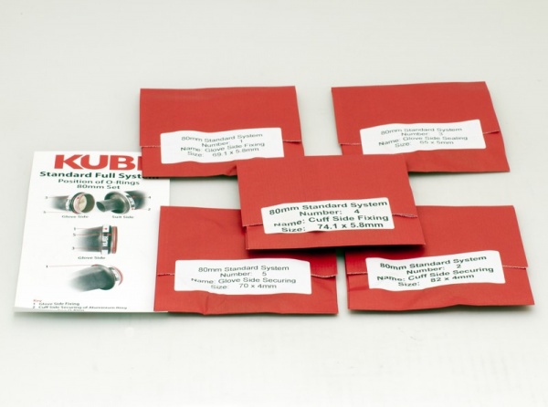 KUBI spare O-ring set