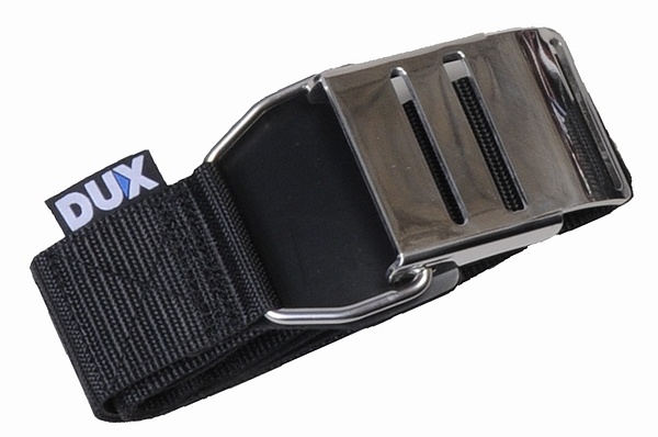 DUX Single tank strap with SS buckle