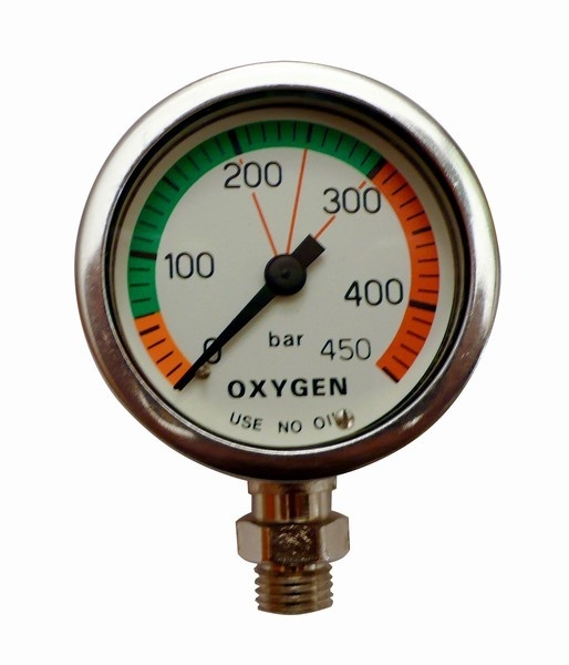 DUX OXYGENE Pressure Gauge 300Bar